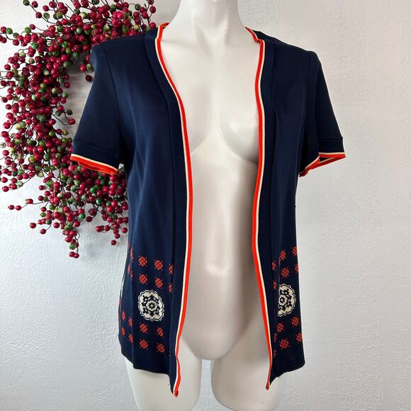 Vintage 1970s Jerell of Texas Short sleeve open cardigan - Picture 2 of 7